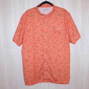Columbia PFG Omni-Shade Orange-Red Short Sleeve Shirt. XL. NWOT.